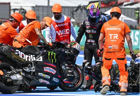 Jorge Martin Minta Maaf Usai Bikin 4 Rider Crash di MotoGP Hungaria